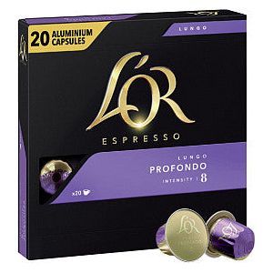 L'or - Koffiecups l'or espresso lungo profondo 20st | Pak a 20 stuk