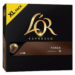 L'or - Koffiecups l'or espresso forza 20st | Pak a 20 stuk