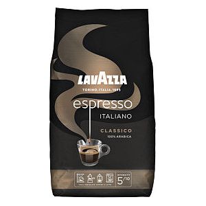 Lavazza - Koffie lavazza caffe espresso bonen black 1000gr | Zak a 1000 gram
