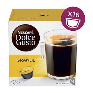 Dolce Gusto - Koffiecups dolce gusto grande 16st | Doos a 16 kop | 3 stuks