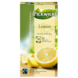 Pickwick - Tea Pickwick Fair Trade citron 25x1.5gr | 3 pièces