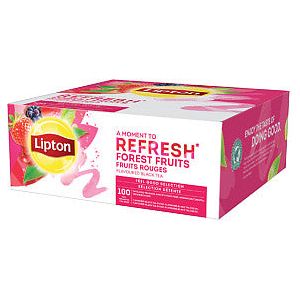 Lipton - Thee lipton refresh forest fruits 100x1.5gr | Pak a 100 stuk | 12 stuks
