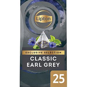 Lipton - Thee lipton exclusive earl g 25x2gr | Pak a 25 stuk | 6 stuks