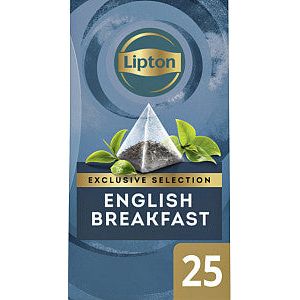 Lipton - Thee lipton exclusive english breakfast 25x2gr | Pak a 25 stuk | 6 stuks