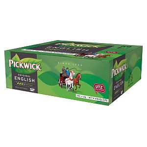 Pickwick - Thee pickwick engelse melange 100x2gr met envelop | Pak a 100 stuk | 6 stuks