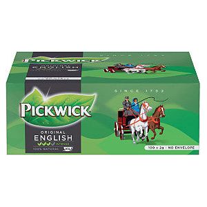 Pickwick - Tee Pickwick English Mischung 100x2gr | Packen Sie ein 100 Stück | 6 Stück