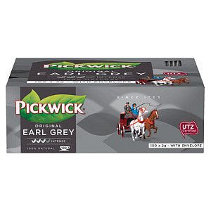 Thé Pickwick earl grey 100x2gr avec enveloppe
