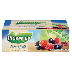 Pickwick - Thee pickwick forest fruit 100x1.5gr met envelop | Pak a 100 stuk | 6 stuks