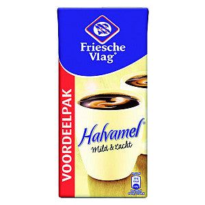 Friesche vlag - Koffiemelk friesche vlag halvamel 930ml | Pak a 930 milliliter | 6 stuks