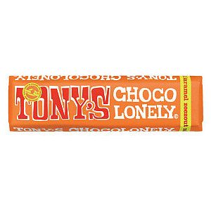 Tony's Chocolonely - Chocolade tony chocolonely karamel zeezt reep 47gr | Stuk a 47 gram | 35 stuks