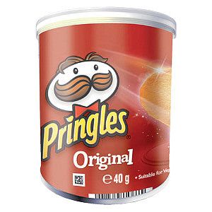 Pringles - Chips Original 40 grammes | Tube A 1 pièce | 12 pièces