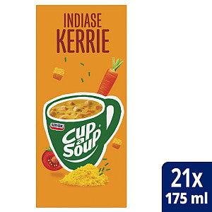 Unox - Cup-a-soup indiase kerrie 175ml | Doos a 21 zak | 4 stuks