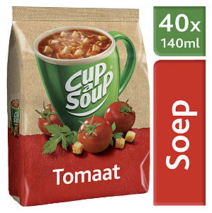 Unox - Cup-a-soup machinezak tomaat 140ml | Zak a 40 portie