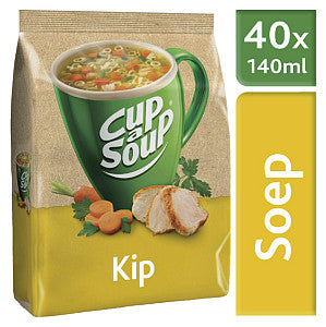 Unox - Cup-a-soup machinezak kip 140ml | Zak a 40 portie