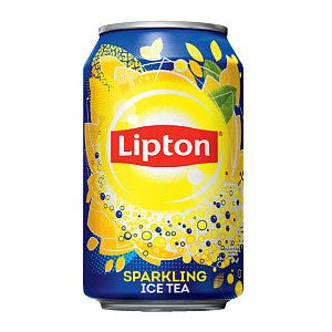 Lipton - boisson gazeuse Lipton Ice Tea Sparkling Blik 330ml | 24 pièces
