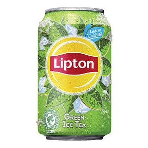 Lipton - Frisdrank lipton ice tea green blik 330ml