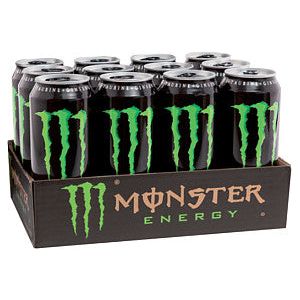 Monster - Energiedrank monster blik 500ml | Tray a 12 blik x 500 milliliter