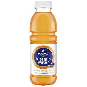 Sourcy - Water vitamin mango/guave fles 500ml | Krimp a 6 fles x 500 milliliter | 6 stuks