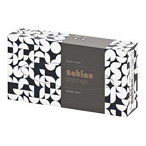 Satino von WEPA - Gesichtsgewebe Satino Prestige 2LGS 100V WT 206450 | Ein 40 -Box x 100 Blatt