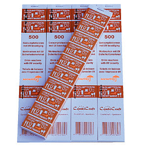 Combicraft - Konsumgutscheinbilde UV Security Orange | 1 Stück