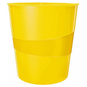 Leitz - Papierbak leitz wow 15 liter geel | 1 stuk | 6 stuks
