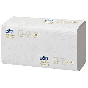 Tork - Towel Express H2 Multifold White 2L 600297 | Ompoos une feuille de 3 pack x 700