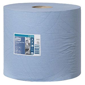 Papier de nettoyage Tork Wiping Plus Combi W1/2 255m bleu 130052