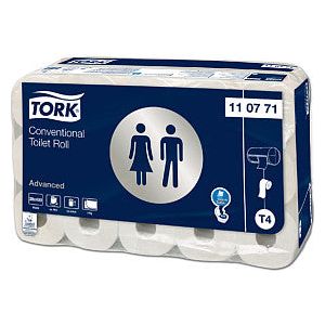 Tork - Toiletpapier t4 advanced 2lgs wit 110771 | Pak a 30 rol | 40 stuks
