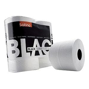 BlackSatino - Toiletpapier blacksatino original ct10 2l 400vel | Pak a 4 stuk