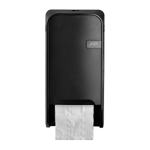 Quartzline - Toiletpapierdispenser quartzline q1 zwart 441051 | 1 stuk