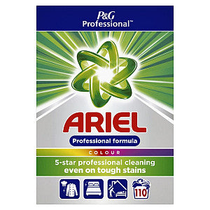 Ariel - détergent Ariel Color Powder 7.15 kg 110 Scoops | Boîte de 7 kilogrammes
