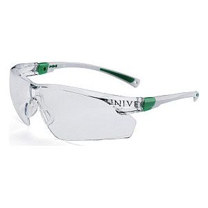 Univet - Sicherheitsbrille 506 Anti -Dampf -Genehmigung klar | Ein 1 Stück einbacken
