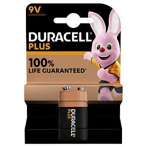 Duracell - Batterij duracell plus blok 9v 1st | Blister a 1 stuk | 10 stuks