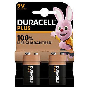 Duracell - Batterij duracell plus blok 9v 2st | Blister a 2 stuk