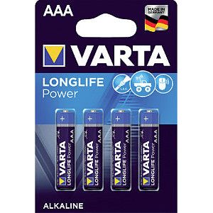 Varta - Batterij aaa | Blister a 4 stuk