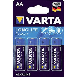 Batterie Varta Longlife Power 4xAA | 20 morceaux