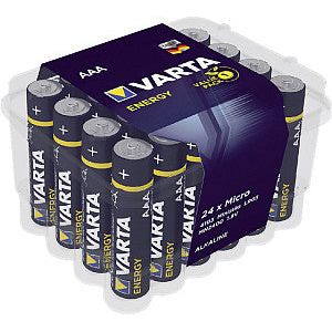 Varta - Batterij aaa energy 24 pack | Blister a 24 stuk | 12 stuks