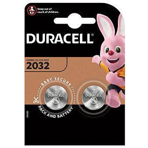 Duracell - Batterij duracell 2032 lithium 2pack | Blister a 2 stuk | 10 stuks