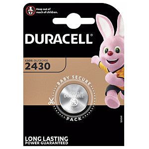 Duracell - Batterij duracell 2430 lithium | 1 stuk | 10 stuks