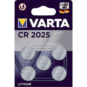 Varta - Batterij cr2025 3v lithium | Blister a 5 stuk | 10 stuks