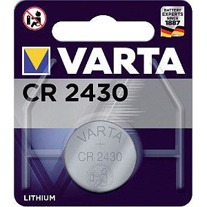 Pile bouton Varta CR2430 lithium blister de 1 pièce | 10 morceaux