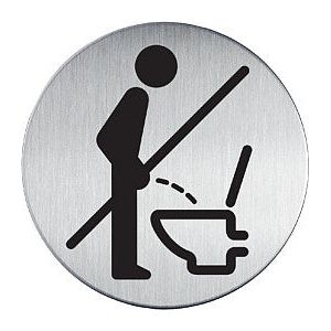 Durable - Infobord pictogram durable verboden std urineren | 1 stuk | 5 stuks