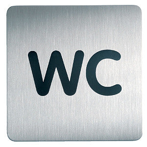 Durable - Infobord pictogram durable vierkant wc 150mm | 1 stuk