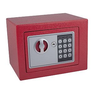 Pavo - Kluis pavo mini 230x170x170mm elektronisch rood | 1 stuk