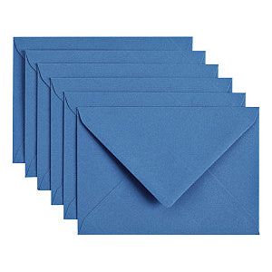 Papicolor - Envelop papicolor c6 114x162mm donkerblauw | Pak a 6 stuk