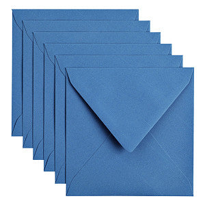 Papicolor - Enveloppe Papicolor 140x140mm bleu foncé | Prendre un 6 morceau