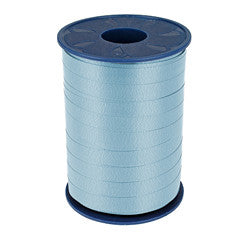 Curly Ribbon 10 mm x 250 Meter Farbe Blau Ciel/Sky Blue 602