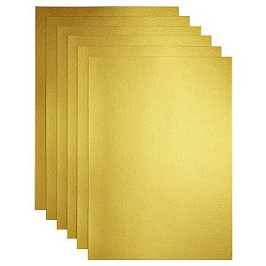 Papicolor - Kopieerpapier papicolor a4 300gr goud | Pak a 3 vel