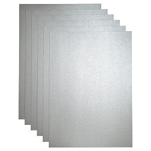 Papicolor - Kopierpapier Papicolor A4 120gr Silver | Packen Sie ein 6 Blatt ein