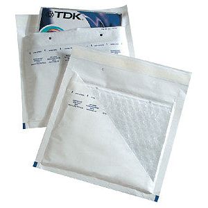 Jiffy - Umschlag Jiffy Air -Kissen für CD 202x175mm Weiß | Box ein 100 Stück